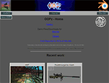 Tablet Screenshot of oopz.blenderfreelance.com